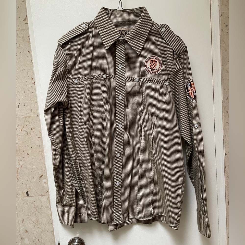 B08 NWOT American Heritage Checkered Shirt